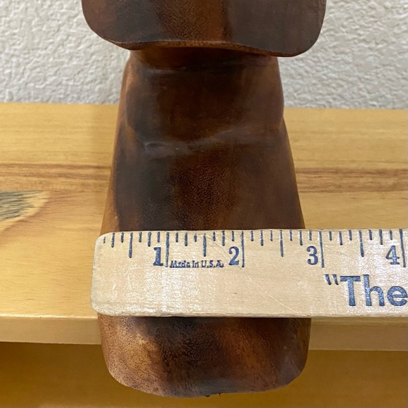 Ocean Blue Company Wood Carved Statue Sculpture Abstract Man Woman Yoga MCM - Picture 10 of 12